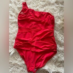 Women’s One Shoulder Bathing Suit (XL)
